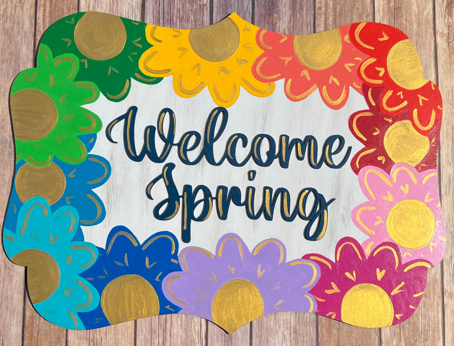 Welcome Spring Door Hanger
