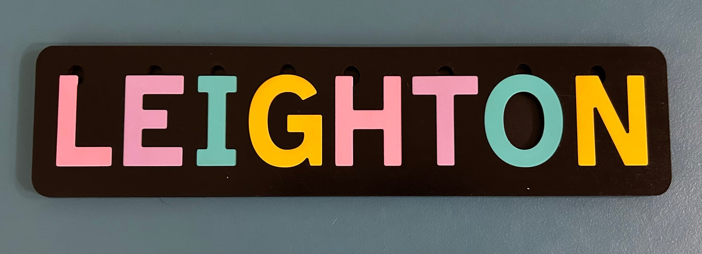 Custom Wooden Name Puzzle