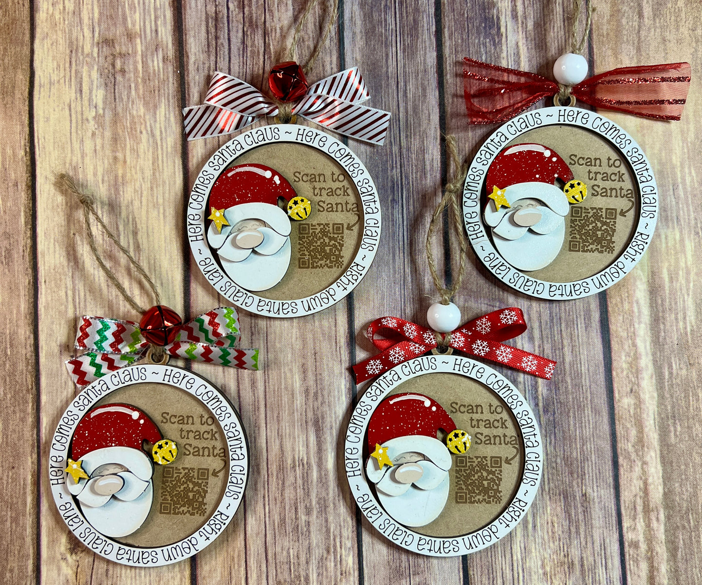 Santa Tracker Christmas Ornament