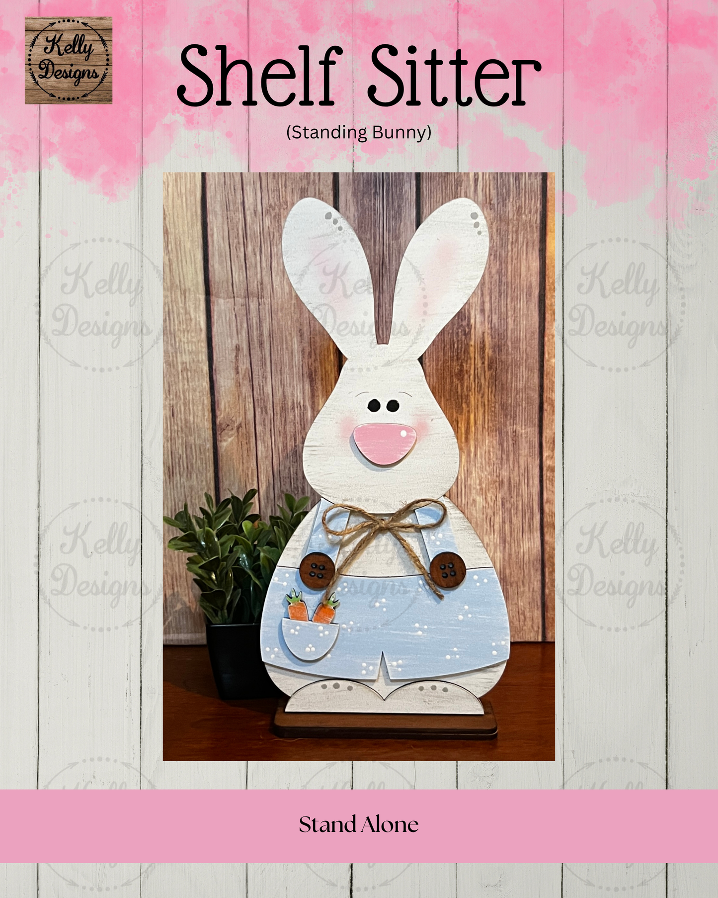Standing Bunny Shelf Sitter