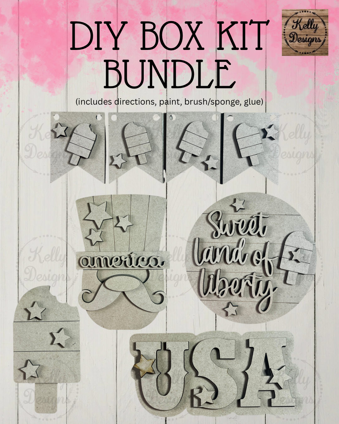Sweet Land of Liberty DIY Box Kit Bundle