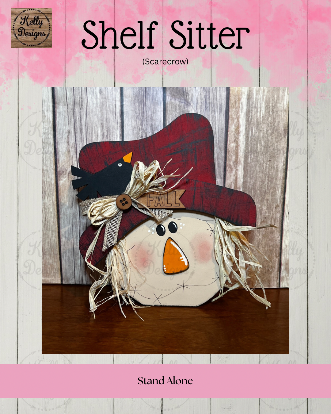 Scare Crow Shelf Sitter