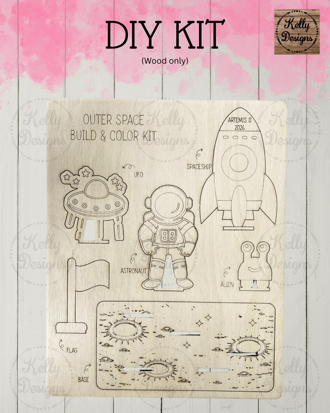 Outer Space Adventure Pop-Out DIY Kit