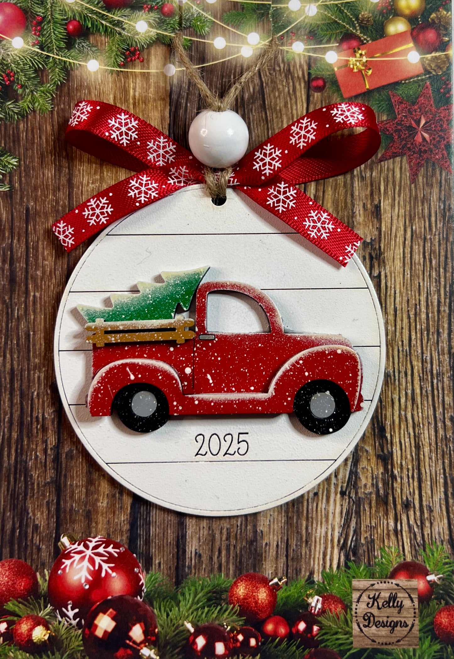 Christmas Truck Christmas Ornament