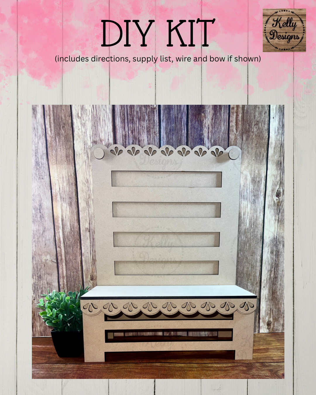 Scalloped Farmhouse Chair DIY Kit