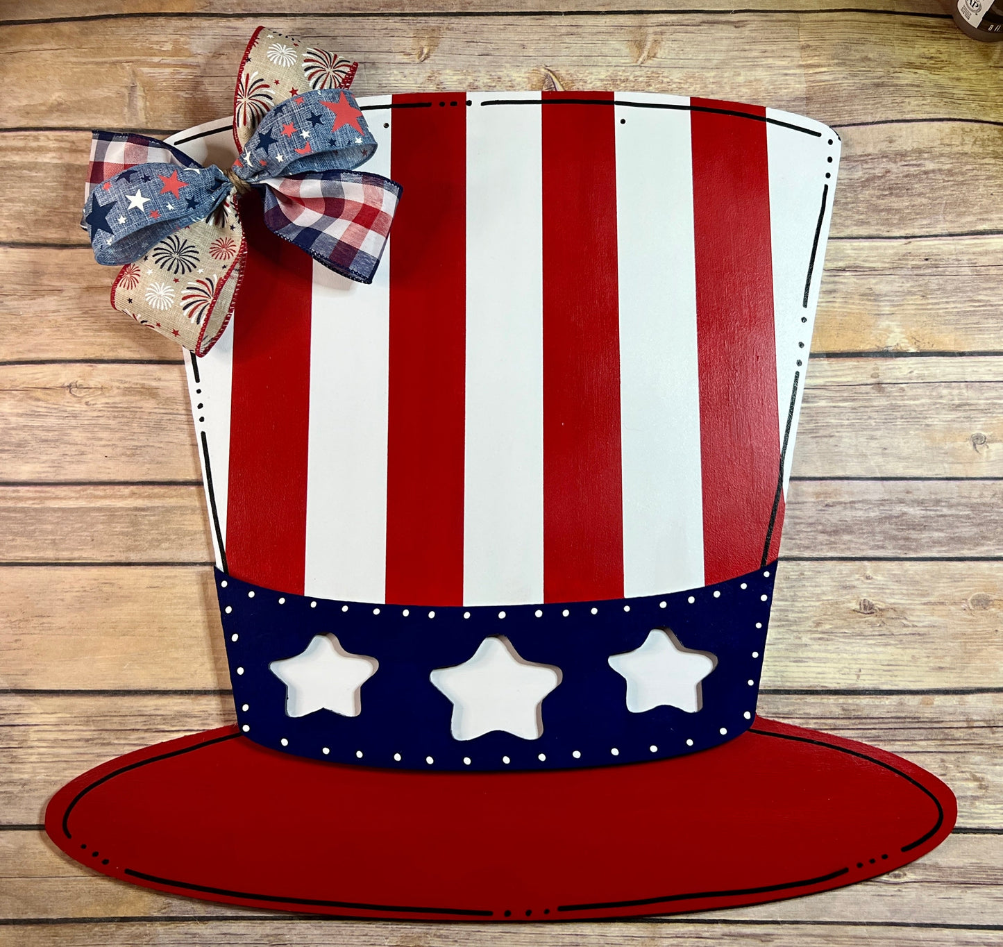 4th Of July Hat Door Hanger