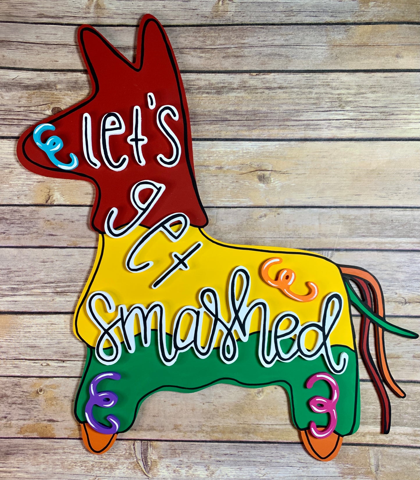 Pinata Blank Door Hanger DIY Kit