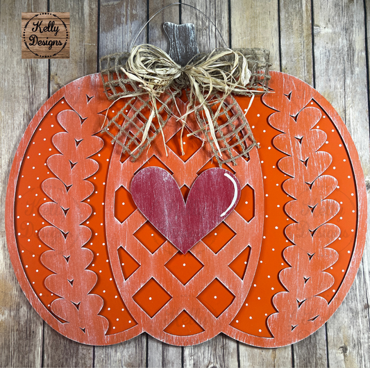 Sweater Pumpkin Door Hanger