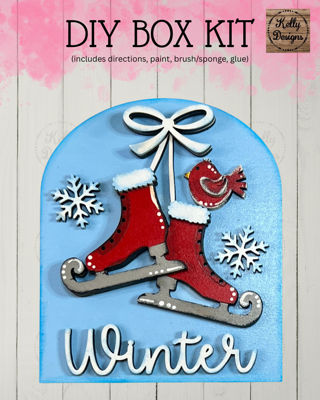 Interchangeable DIY Box Kit - Winter Skates