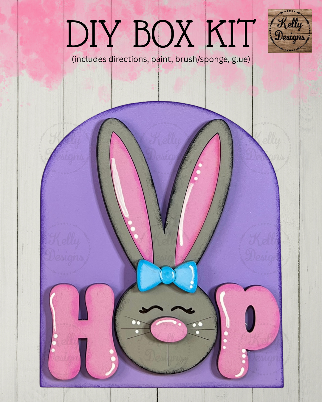 Interchangeable DIY Box Kit - Easter Bunny “HOP”