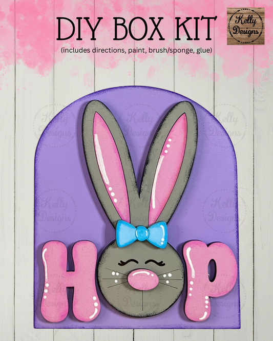 Interchangeable DIY Box Kit - Easter Bunny “HOP”