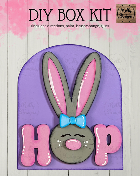 Interchangeable DIY Box Kit - Easter Bunny “HOP”