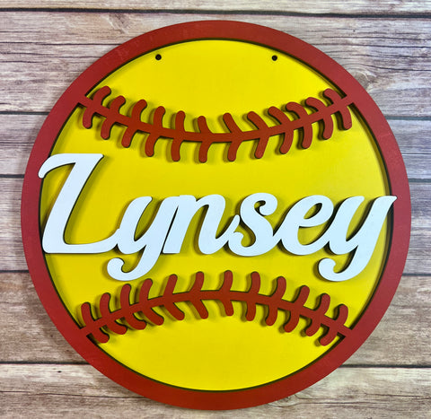 Personalized Softball DIY Kit