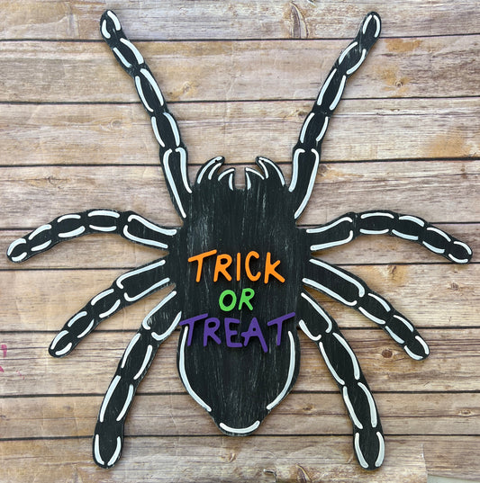 Trick or Treat Spider Door Hanger DIY Kit