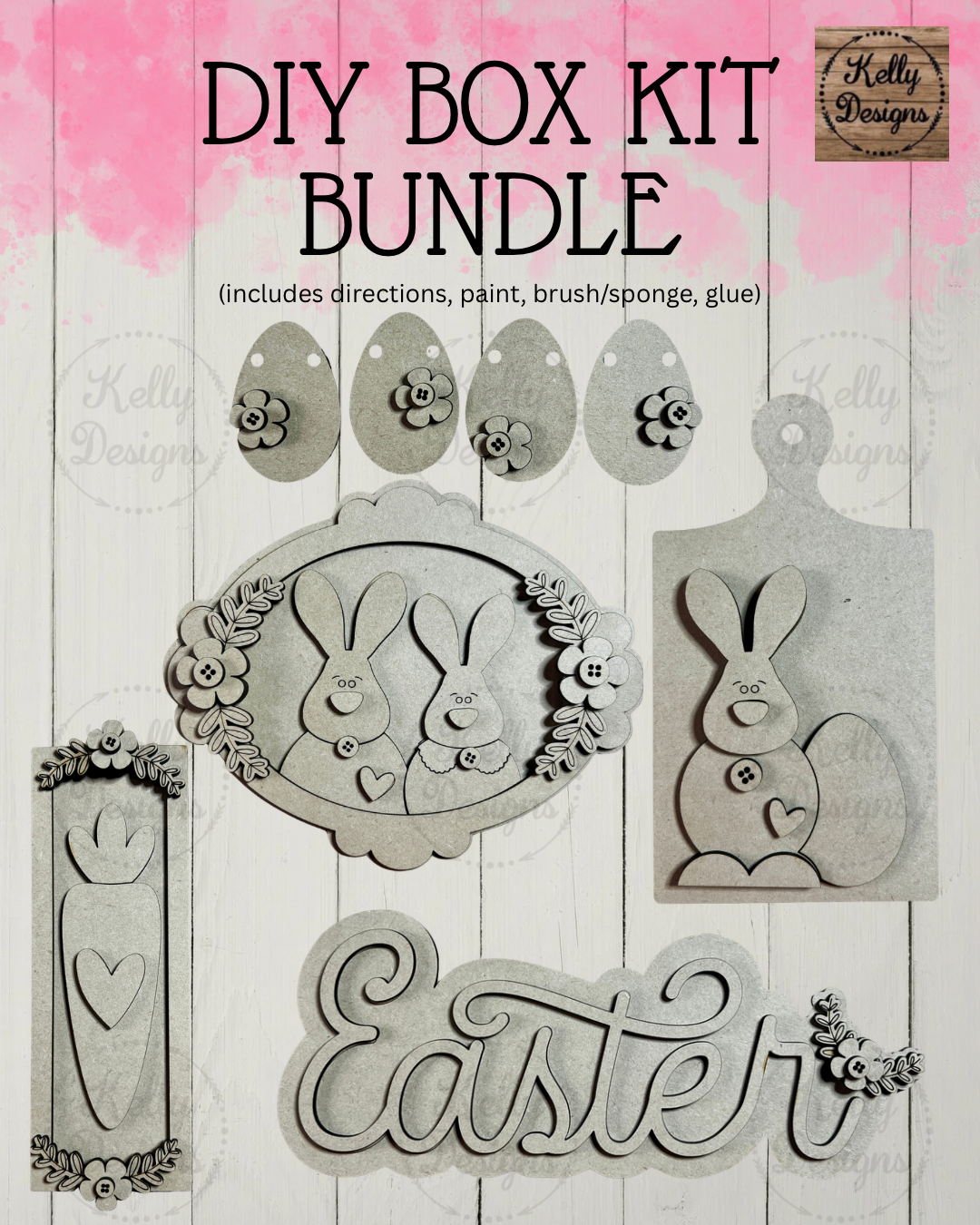 Easter Bunny DIY Box Kit Bundle