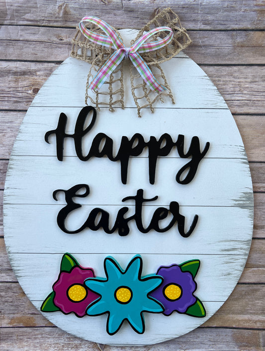Happy Easter Egg Door Hanger