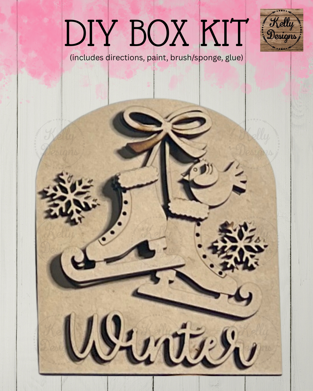 Interchangeable DIY Box Kit - Winter Skates