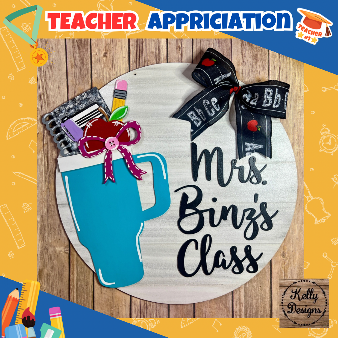 Teacher Essentials Door Hanger