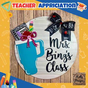 Teacher Essentials Door Hanger