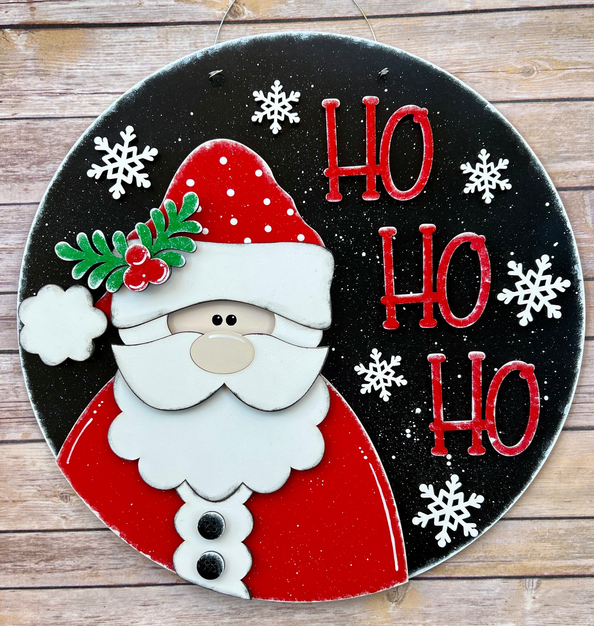 Ho Ho Ho Santa Door Hanger