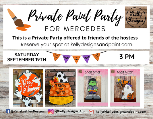 Private Paint Party - September 19, 2026