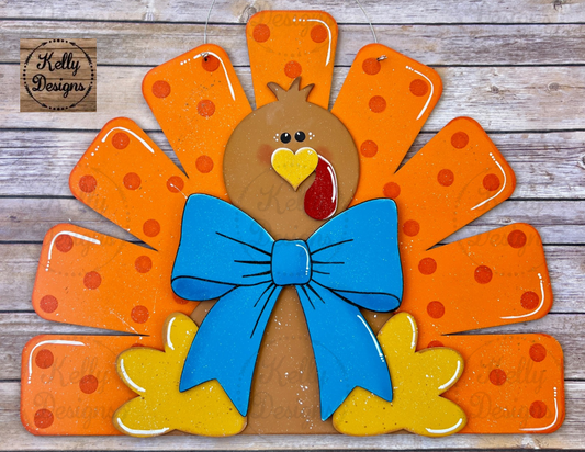 Sitting Turkey Door Hanger