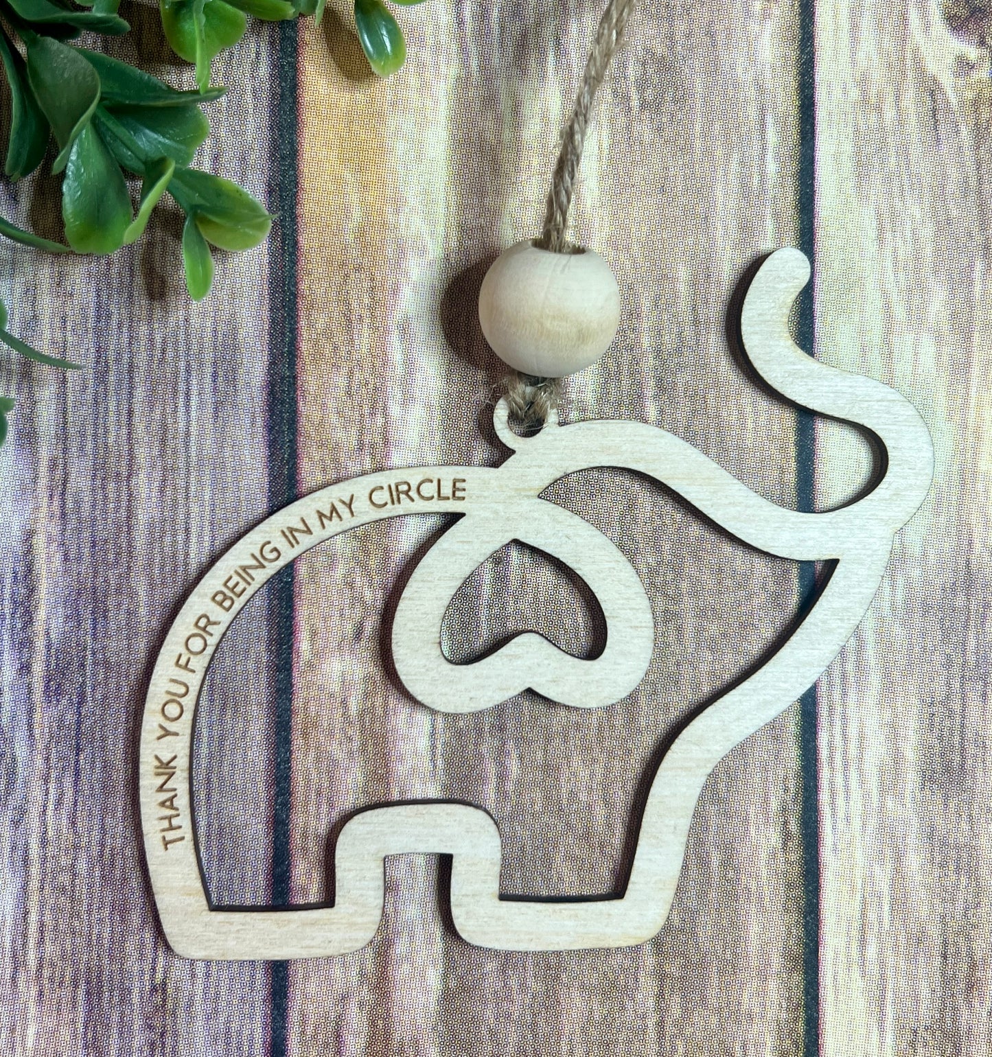 Sisterhood Elephant Ornament