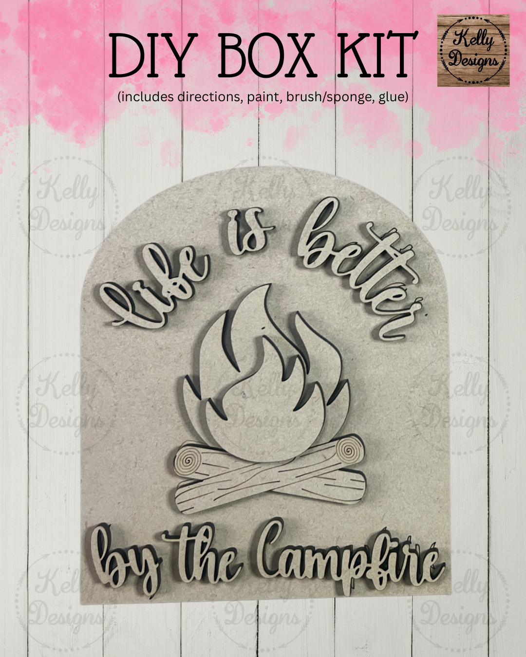 Interchangeable DIY Box Kit - Campfire