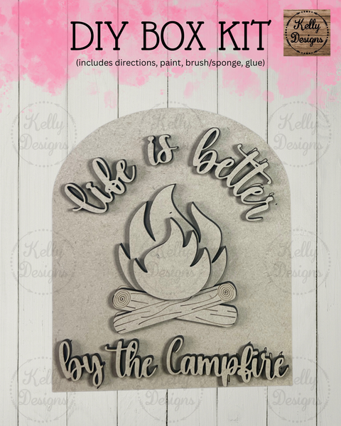 Interchangeable DIY Box Kit - Campfire