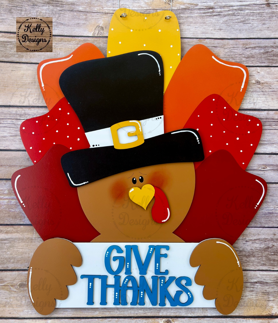 Pilgrim Turkey Door Hanger