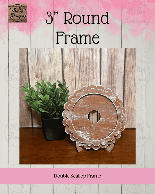 3" Round Interchangeable Frame