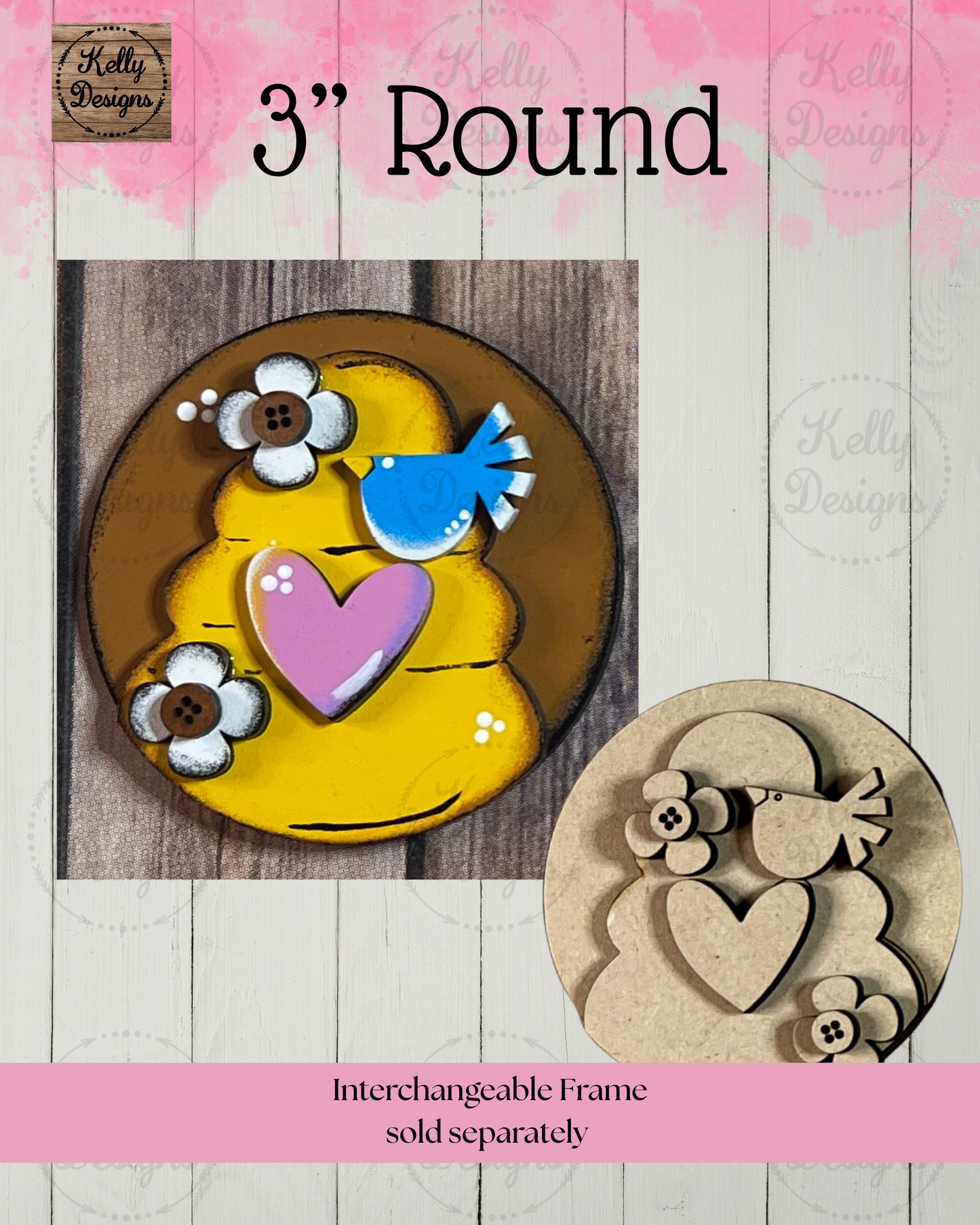 3-Inch Round Insert - Volume 1