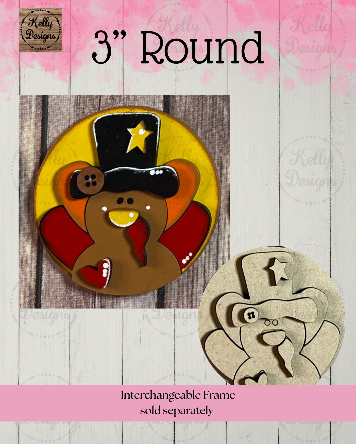 3-Inch Round Insert - Volume 1