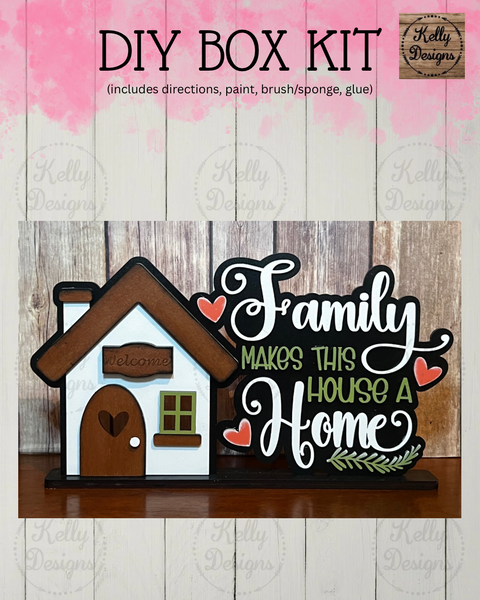 Family Makes This House a Home DIY Box Kit