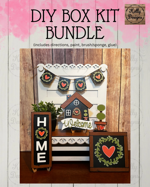 Home Décor Set DIY Box Kit Bundle