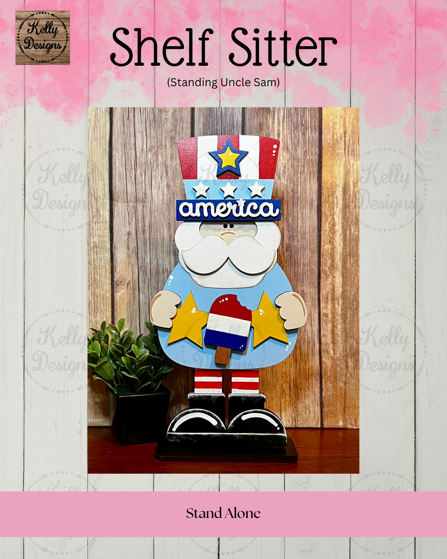 Standing Uncle Sam DIY Box Kit