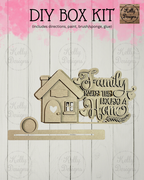 Family Makes This House a Home DIY Box Kit
