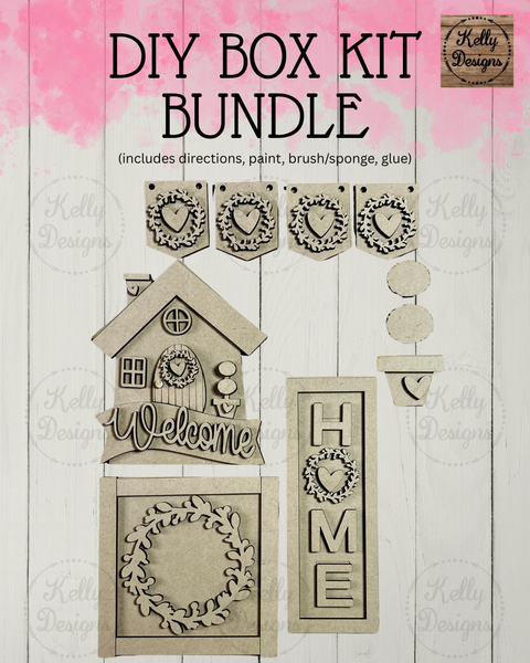 Home Décor Set DIY Box Kit Bundle