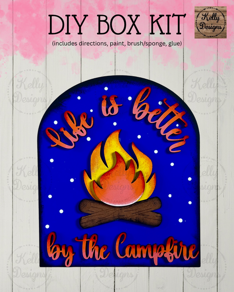 Interchangeable DIY Box Kit - Campfire