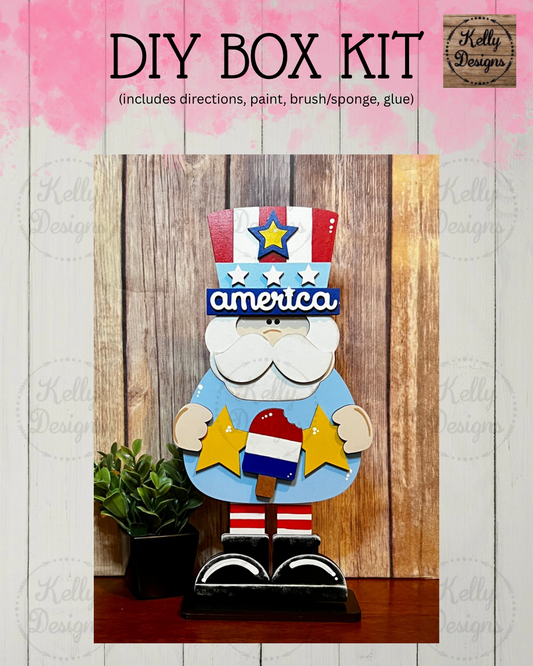 Standing Uncle Sam DIY Box Kit