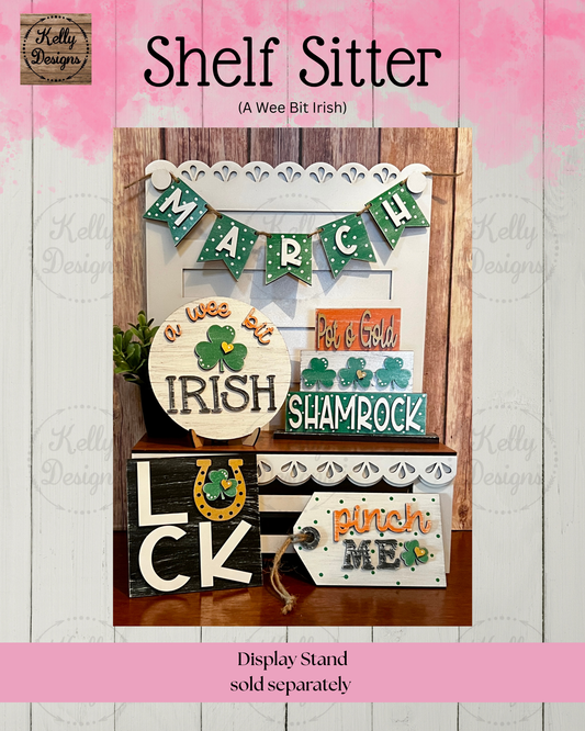 A Wee Bit Irish Shelf Sitter