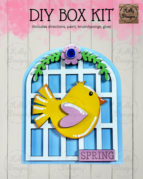 Interchangeable DIY Box Kit - Spring Bird