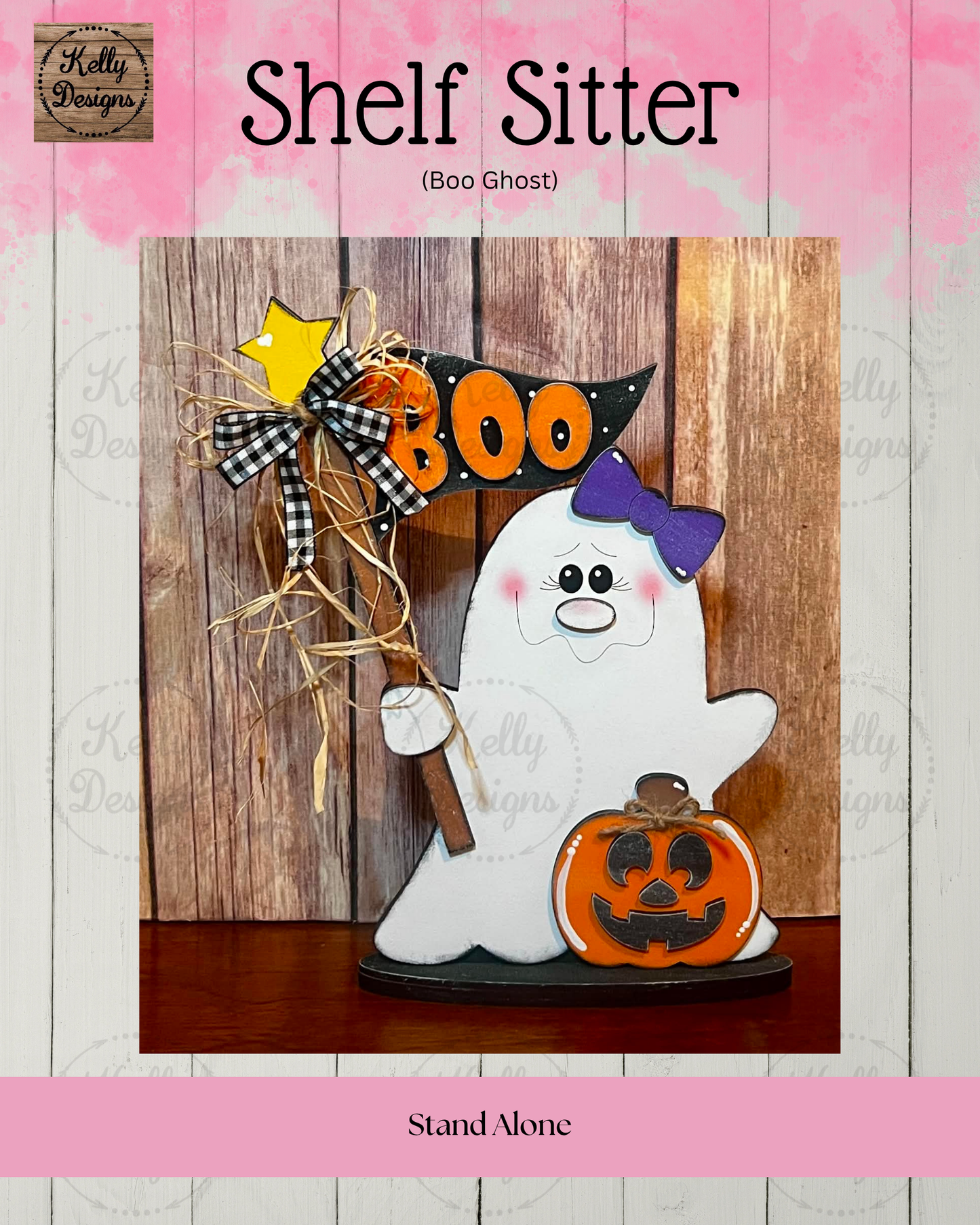 Boo Ghost Shelf Sitter