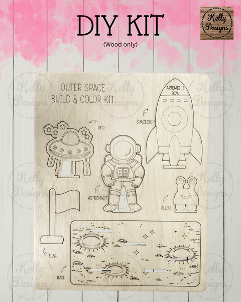 Outer Space Adventure Pop-Out DIY Kit