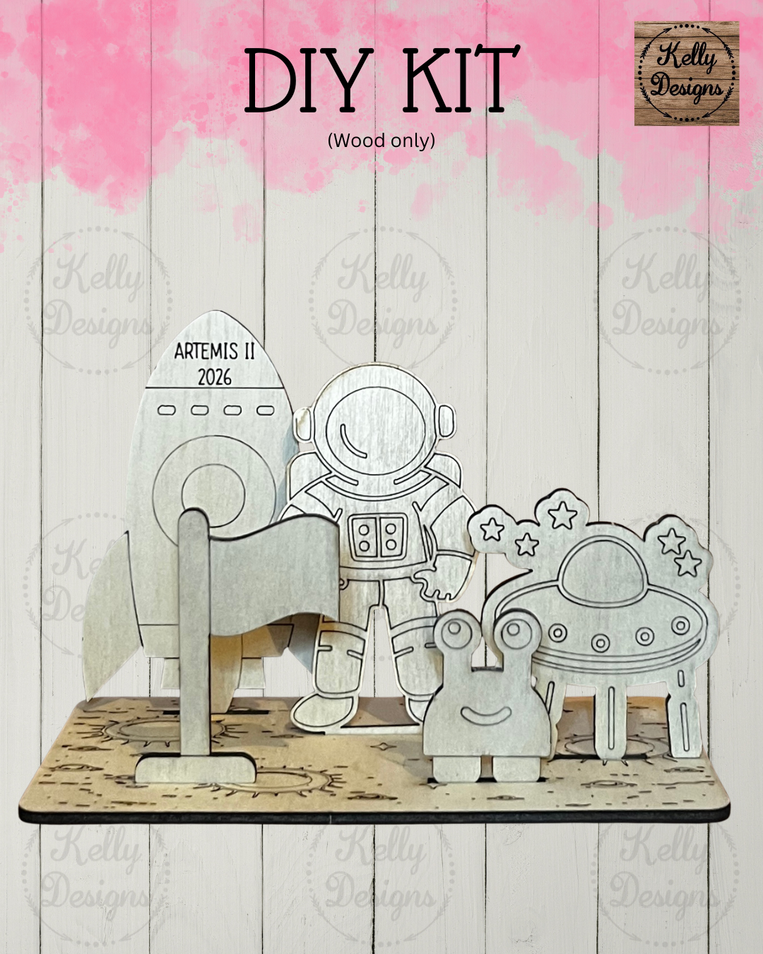 Outer Space Adventure Pop-Out DIY Kit