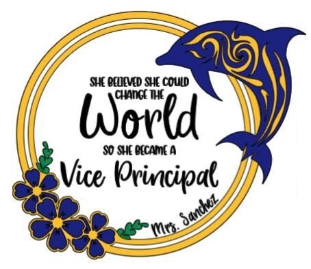 19” Vice Principal Round Door Hanger