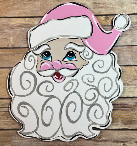 Vintage Santa Head Door Hanger