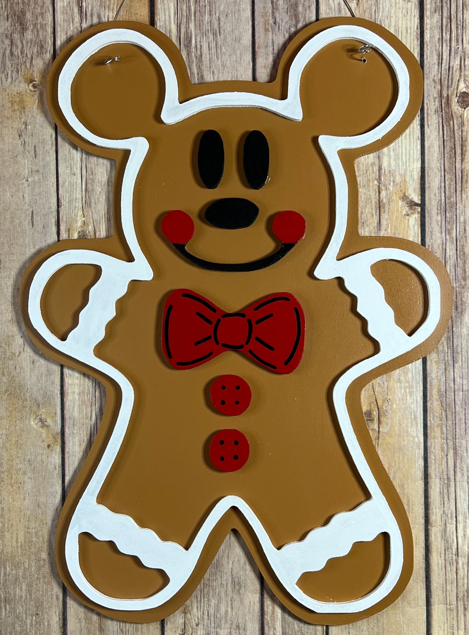 Mr. Gingerbread Mouse Door Hanger