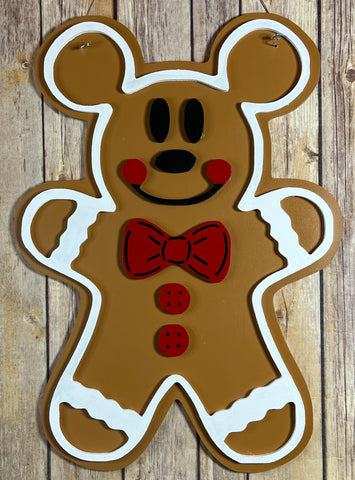 Mr. Gingerbread Mouse Door Hanger DIY Kit