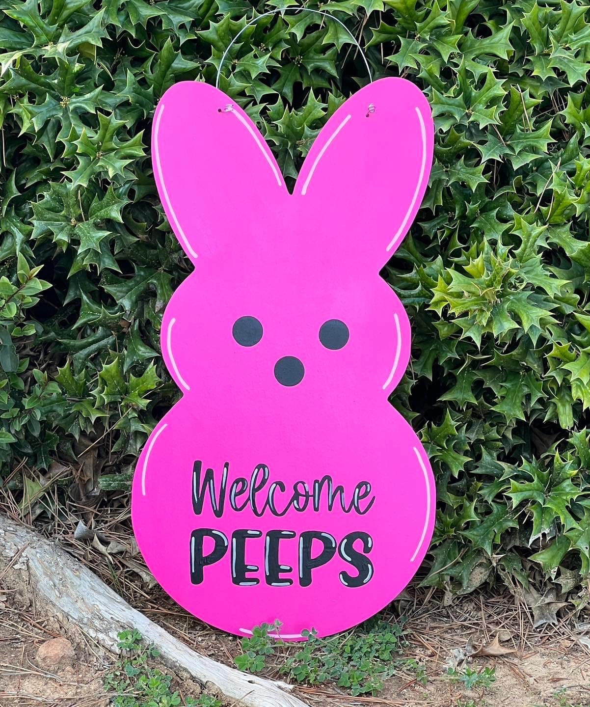 Marshmallow Bunny Door Hanger